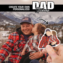 Load image into Gallery viewer, Custom Father and Son Stickers

