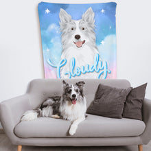 Load image into Gallery viewer, Custom Pet Blanket - Photo Drawing
