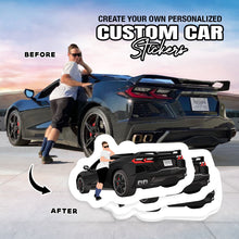 Load image into Gallery viewer, Custom Car Stickers - Photo Drawing
