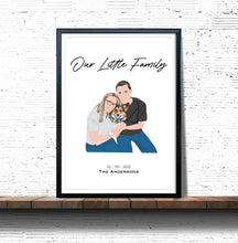 Load image into Gallery viewer, Custom Family Portrait Drawing
