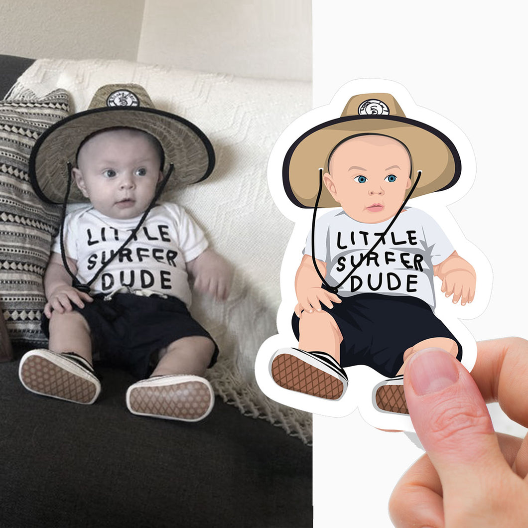 Custom Baby Picture Stickers