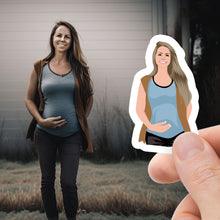 Load image into Gallery viewer, Custom Mom Photo Stickers
