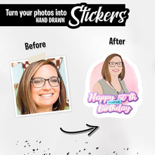 Load image into Gallery viewer, Custom 50th Birthday Stickers
