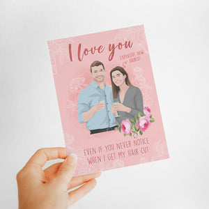 Anniversary Card Stickers Personalized