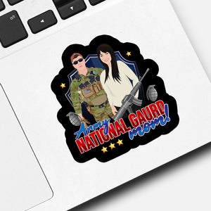 Army Mom National Guard  Sticker designs customize for a personal touch
