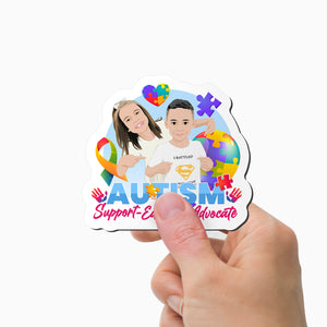 Autism Support Magnets Personalized