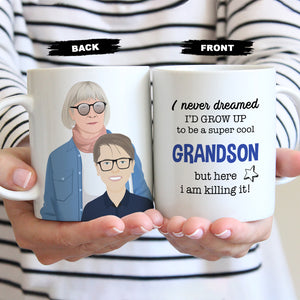 Awesome Grandson Personalized Mug