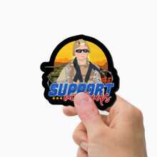 Load image into Gallery viewer, Awesome Support Our Troops Magnet Personalized
