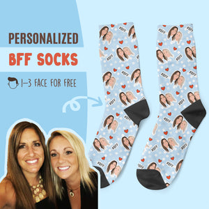Custom BFF Face Socks