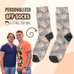 Custom BFF Face Socks