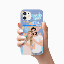 Load image into Gallery viewer, Baby Boy Loading Phone Case Personalized

