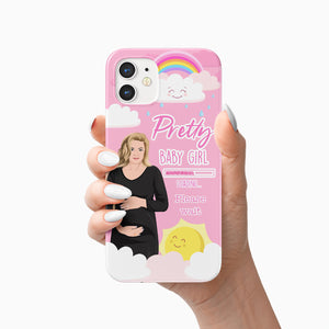 Baby Girl Loading Phone Case Personalized