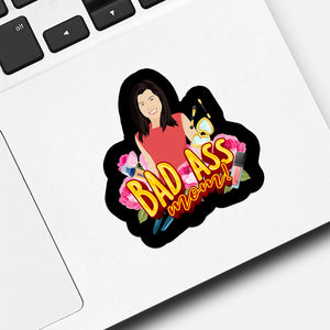 Badass Mom  Sticker designs customize for a personal touch