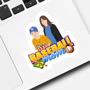 Baseball Mom & Player Sticker designs customize for a personal touch