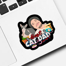 Load image into Gallery viewer, Best Dad Cat Stickers Sticker designs customize for a personal touch
