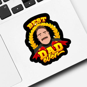 Best Dad Ever Sticker designs customize for a personal touch