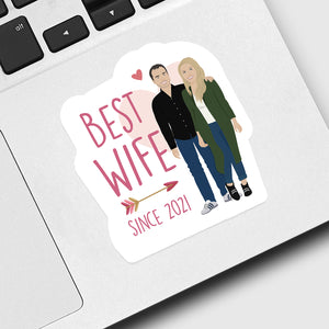 Best Wife Year Sticker Personalized