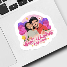 Load image into Gallery viewer, Best Wishes for You Sticker designs customize for a personal touch
