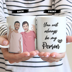 Personalized You're My Person Mug