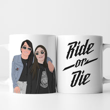 Load image into Gallery viewer, Besties Mug Stickers Personalized
