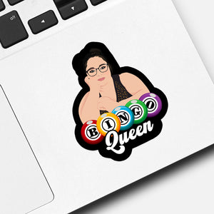 Bingo Mom Queen Sticker designs customize for a personal touch