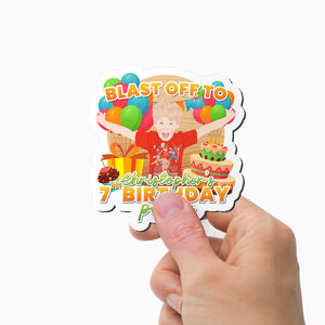 Birthday Party Invitation Magnet Personalized