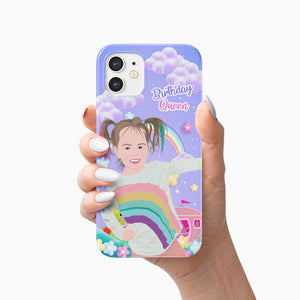 Birthday Queen phone case personalized