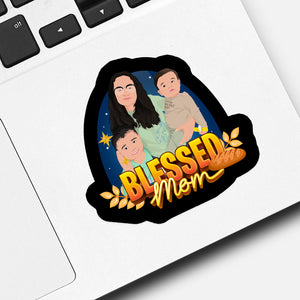 Blessed Mom Stickers Sticker designs customize for a personal touch