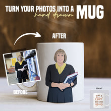 Load image into Gallery viewer, Book Lover Mug Sticker designs customize for a personal touch

