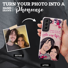 Load image into Gallery viewer, Turn Your Photo in to Custom Design Thank you for the Love Phone Cases

