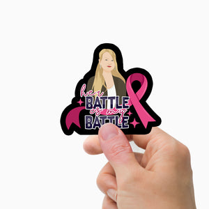 Breast Cancer Support Stickers Personalized