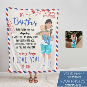 Personalized Big Brother Blankets