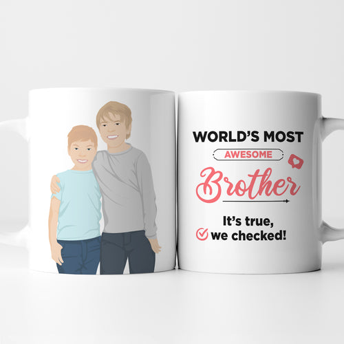 Buy the Worlds Best Brother Personalised Mug