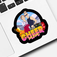 Load image into Gallery viewer, Cheer Mom Sticker designs customize for a personal touch
