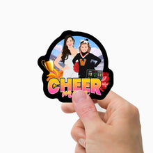 Load image into Gallery viewer, Cheer Mom Stickers Personalized
