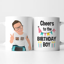 Load image into Gallery viewer, Cheers to the Birthday Boy mug
