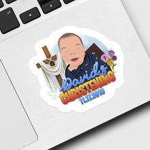 Load image into Gallery viewer, Christening Name Sticker designs customize for a personal touch
