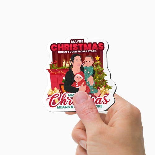 Christmas Not from Store Magnet Personalized