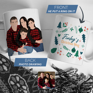 Personalized Family Christmas Mug