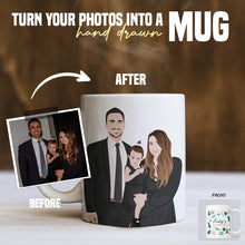 Load image into Gallery viewer, Personalized Family Christmas Mug
