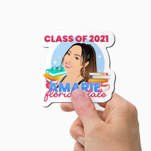 Load image into Gallery viewer, Class of School Name and Year Magnet Personalized
