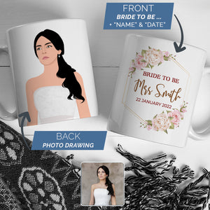 Coffee Mug Bride to Be Personalized Proposal Gift
