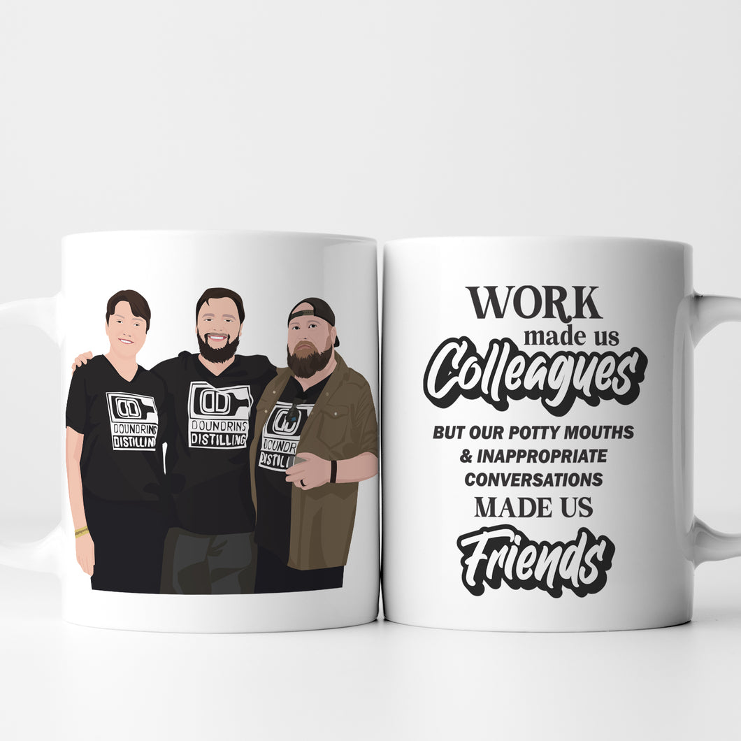 Colleagues Mug Stickers Personalized