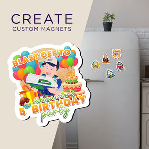Create your own Custom Magnets Birthday Party Invitation with High Quality
