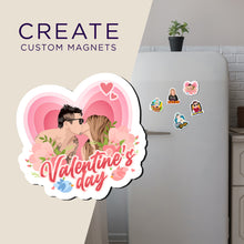 Load image into Gallery viewer, Create your own Custom Magnets Happy Valentines Day High Quality

