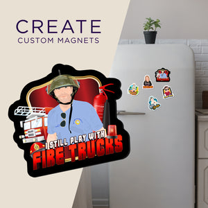 Create your own Custom Magnets I Still Play with Fire Trucks