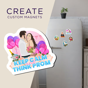 Create your own Custom Magnets Think Calm Think Prom with High Quality