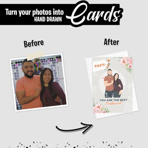 Create your own Custom Stickers for Best Husband Card