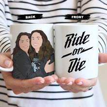 Load image into Gallery viewer, Create your own Custom Stickers for Besties Mug
