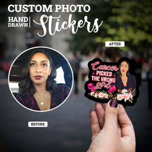 Create your own Custom Stickers for Cancer Survivor